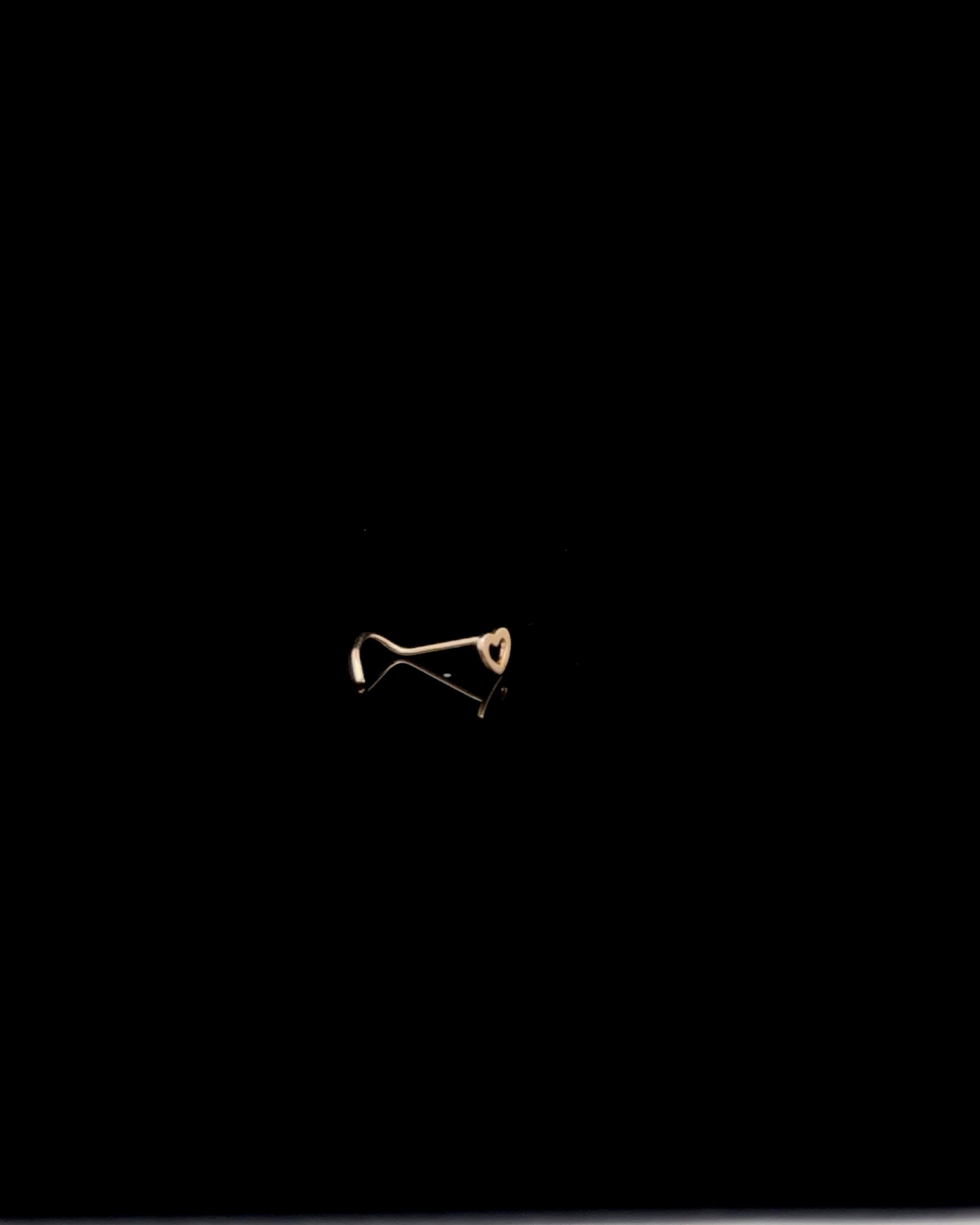 Piercing nariz love hollow