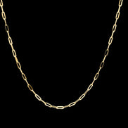 Cadena gargantilla paper clip 40cm