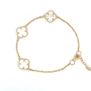 Esclava clover blanco