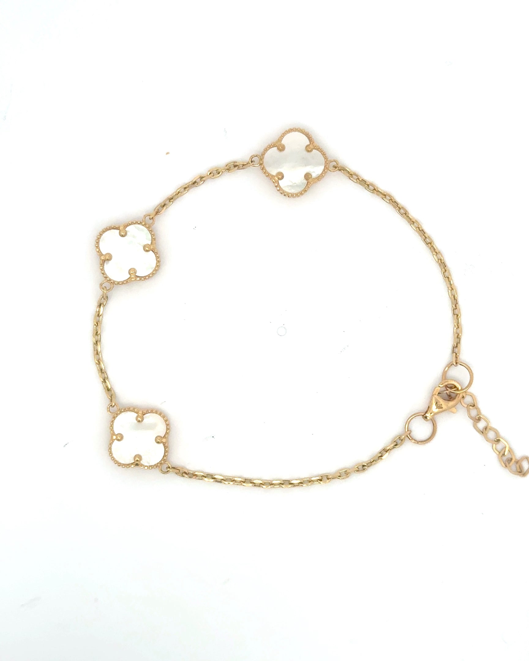 Esclava clover blanco