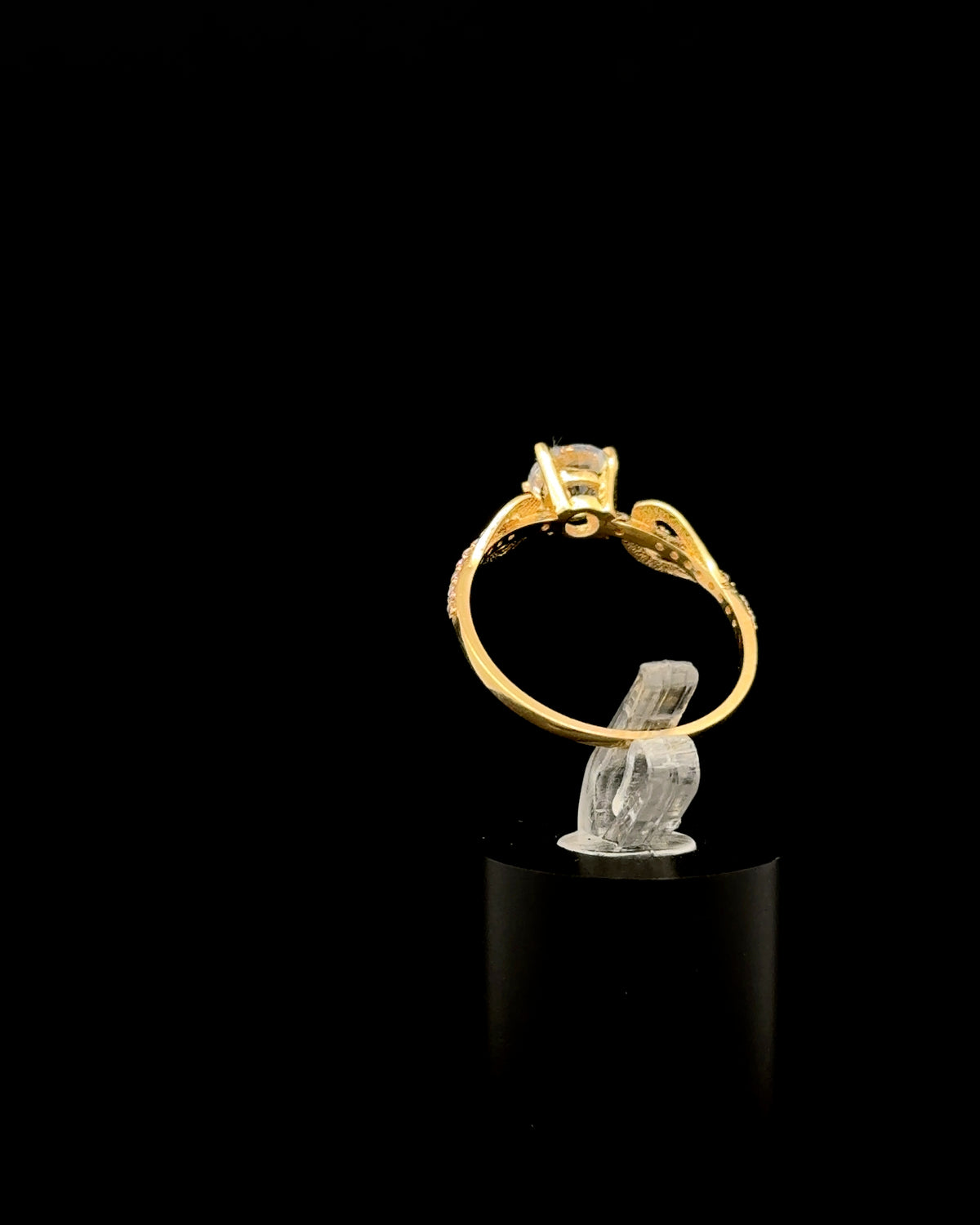 Anillo solitario love 8