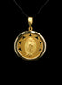 Medalla virgen de Guadalupe circular