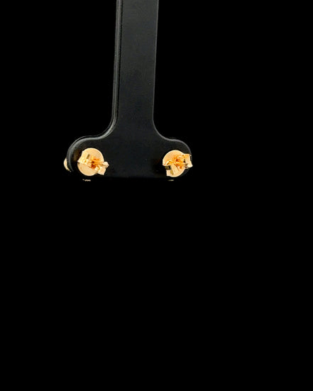 Zarcillos trébol dorado