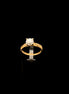 Anillo solitario bubble #8