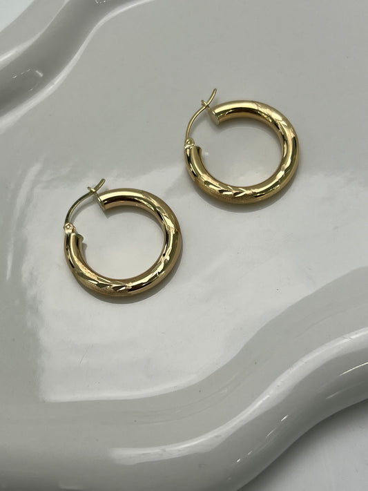 Argollas Diamond cut