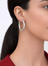 Argollas diamantadas Plata 925