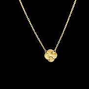 Cadena trébol dorado 45cm