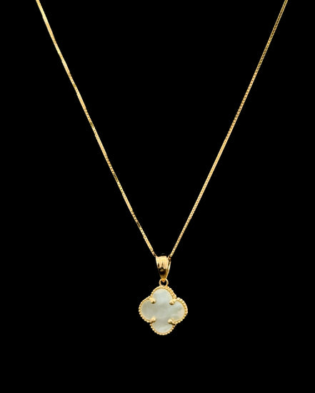 Cadena clover blanco 50cm