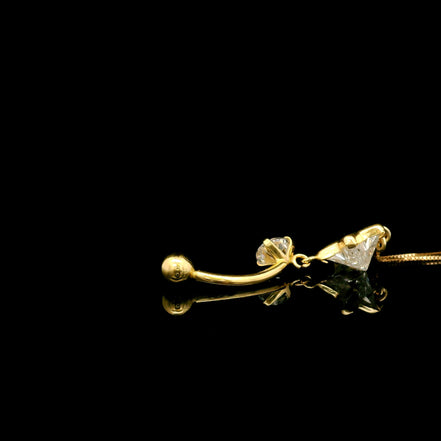 Piercing ombligo estrella