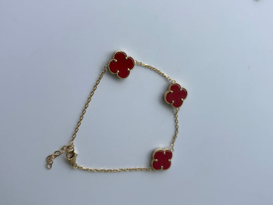Esclava clover rojo