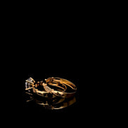 Anillo solitario set #8