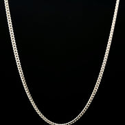 Cadena cubana white 57cm