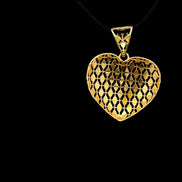 Dije corazón hollow