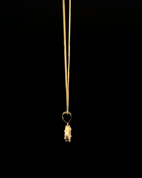 Cadena clover madre perla 50cm