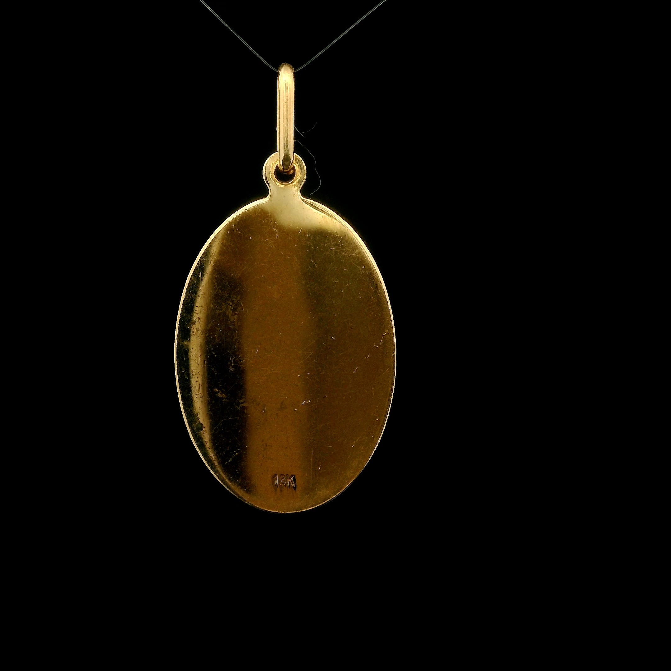 Medalla virgen de Guadalupe plain