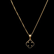 Cadena clover negra 50cm