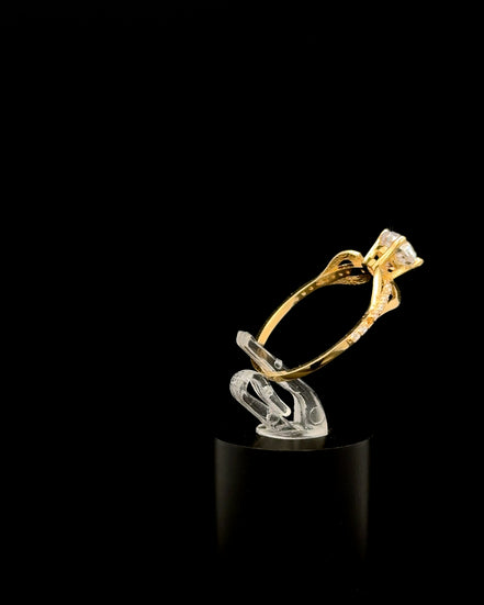 Anillo solitario love 8