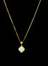 Cadena clover madre perla 50cm