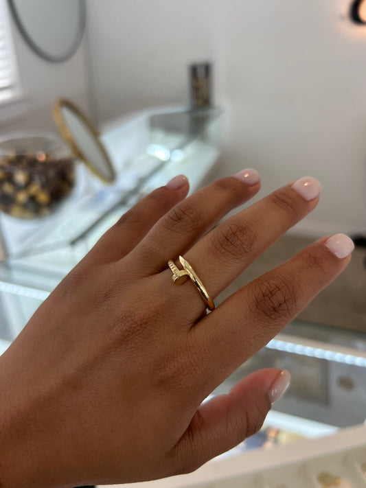 Anillo clavo Cartier solid 7
