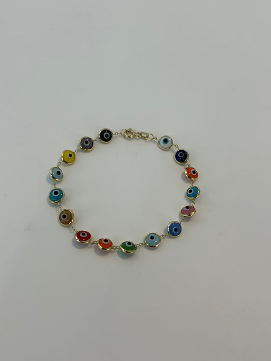 Esclava ojo turco multicolor
