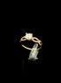 Anillo solitario infinito 8