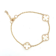 Esclava clover blanco