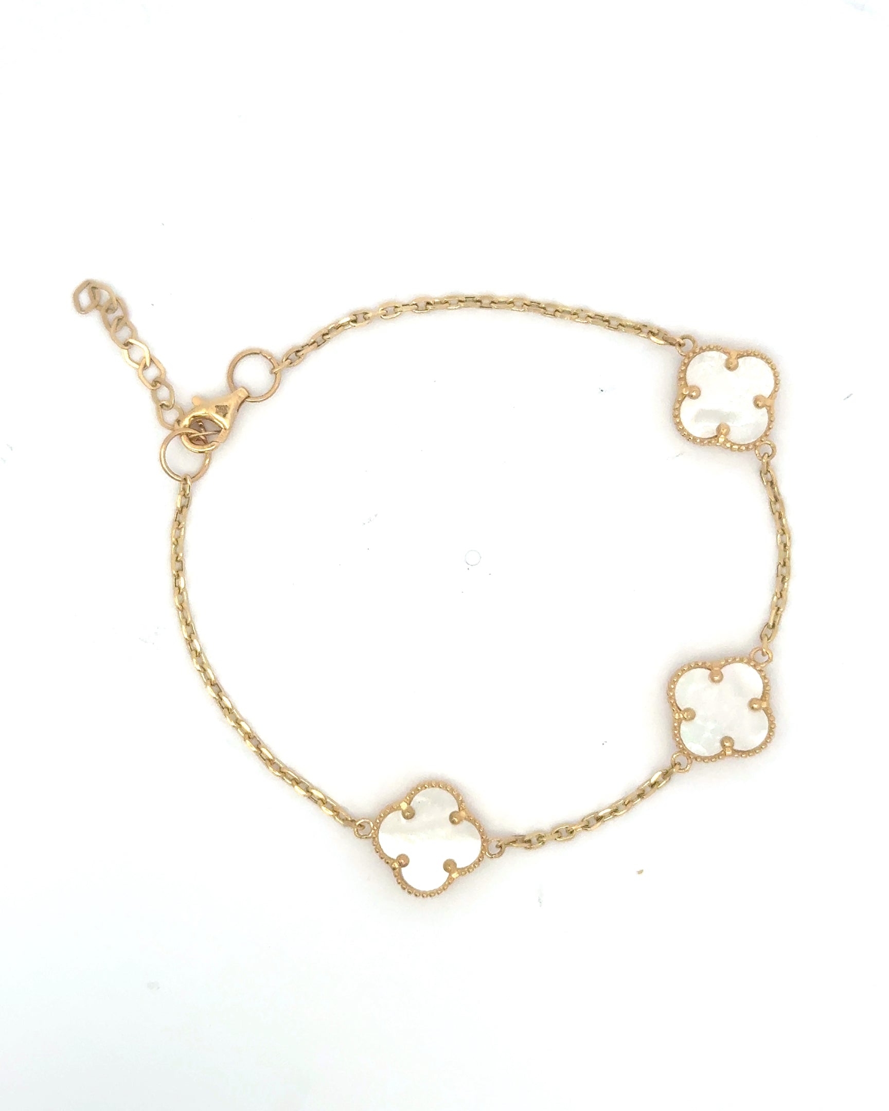 Esclava clover blanco