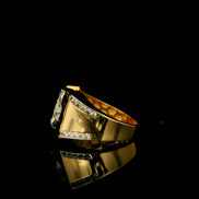 Anillo ancla ónix 10