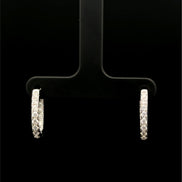 Argollas brillante plata 925