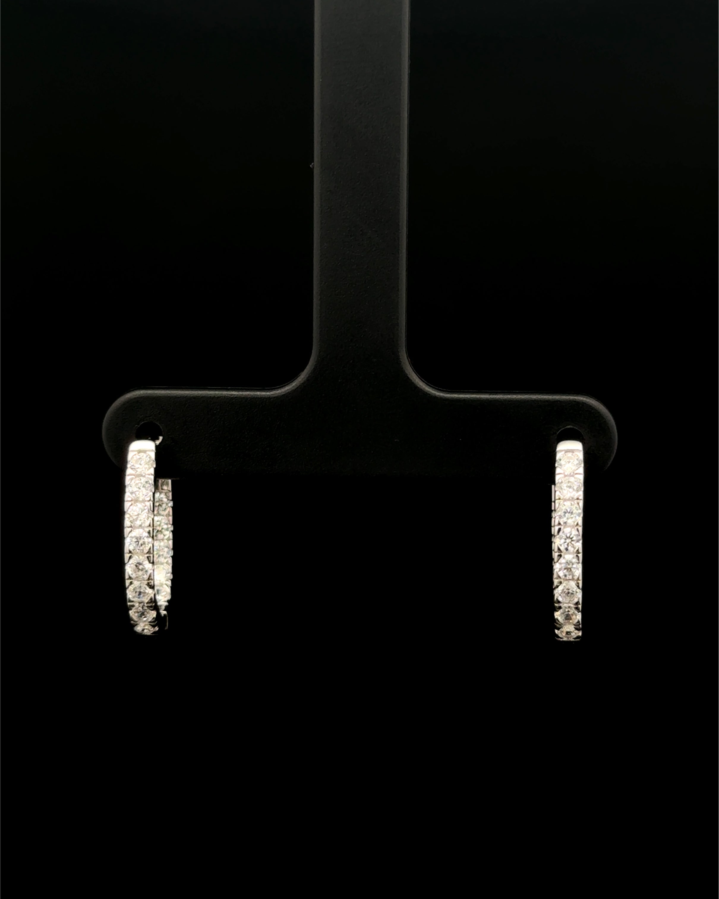 Argollas brillante plata 925