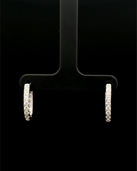Argollas brillante plata 925