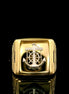 Anillo  sello Ancla 11.5