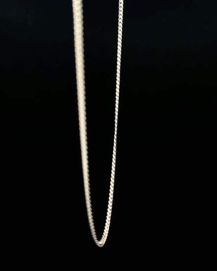 Cadena cubana white 57cm