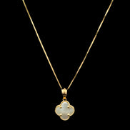 Cadena clover blanco 50cm