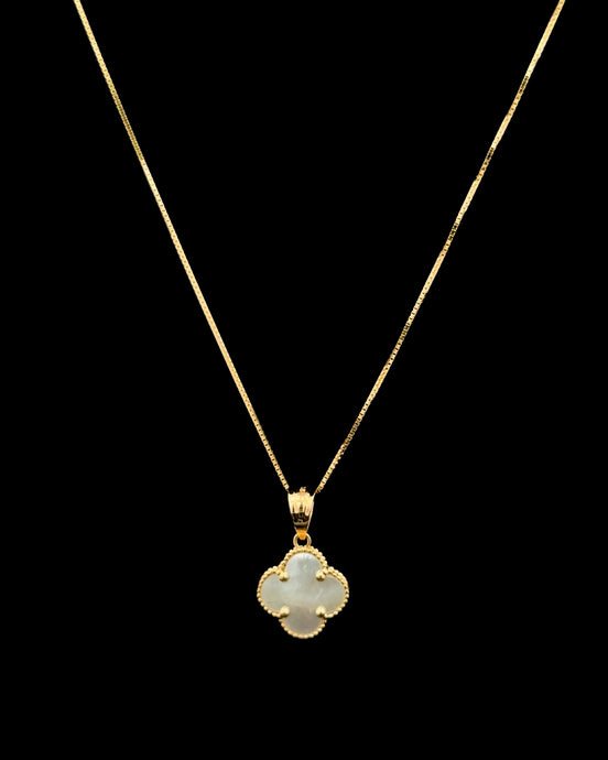 Cadena clover blanco 50cm