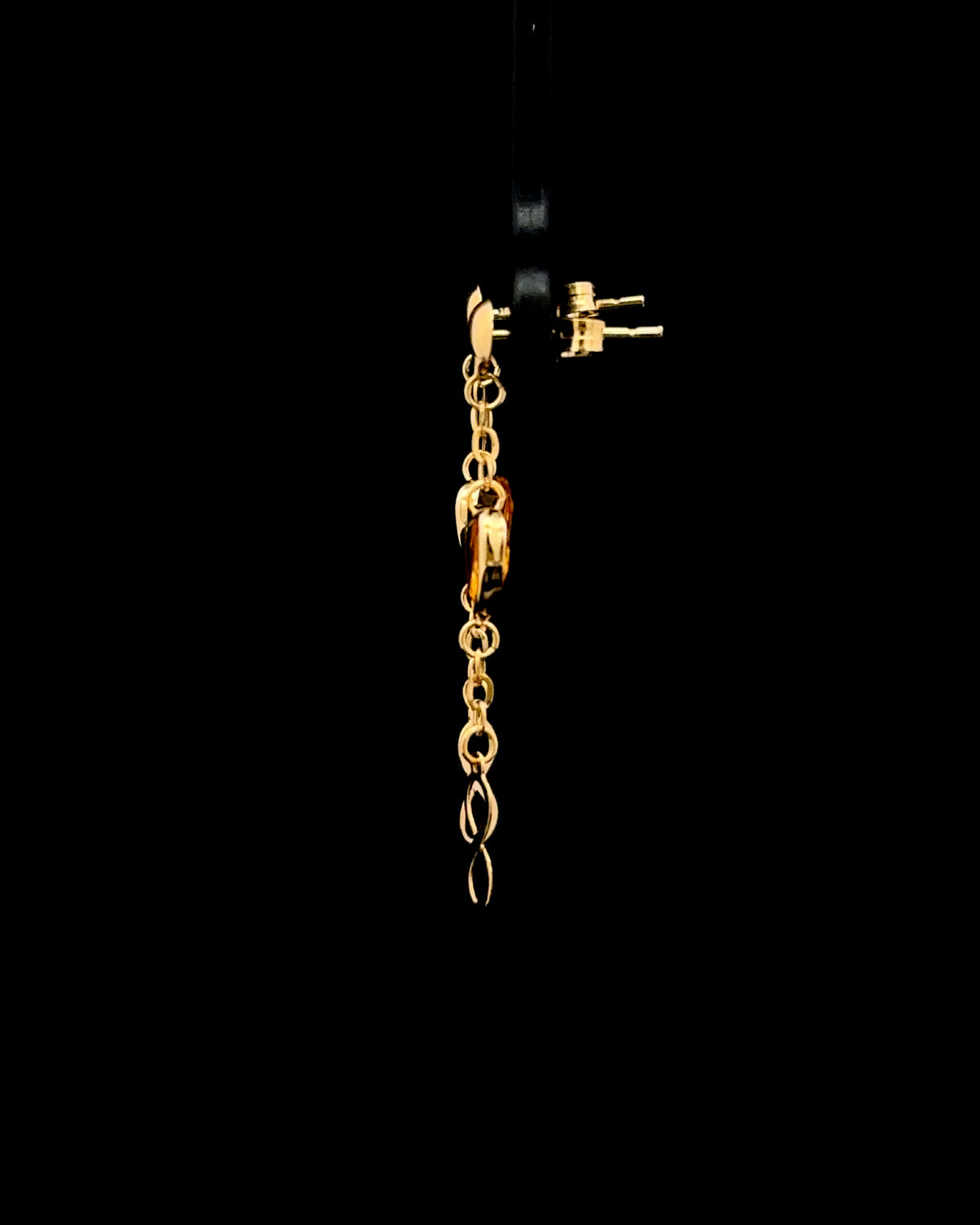 Zarcillos love pendant