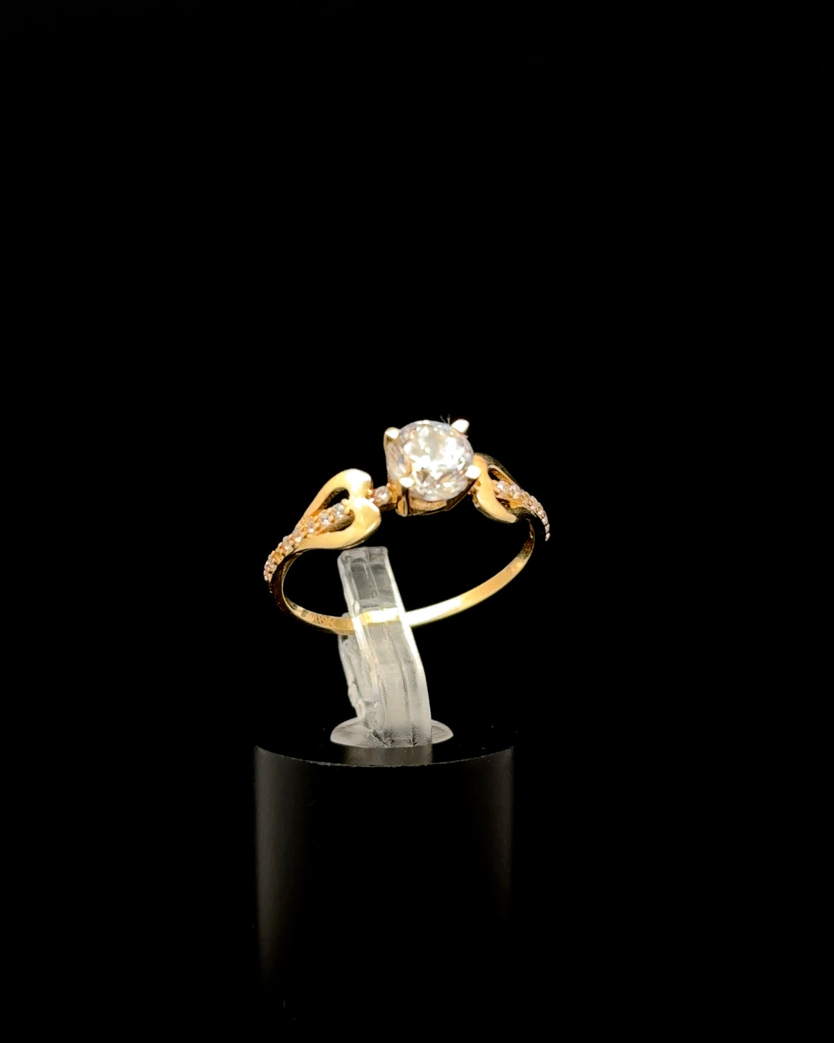 Anillo solitario love 8
