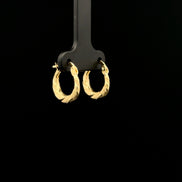 Argollas Huggies rayadas