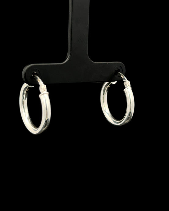 Argollas Lisas plata 925