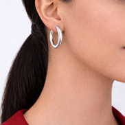 Argollas Lisas plata 925