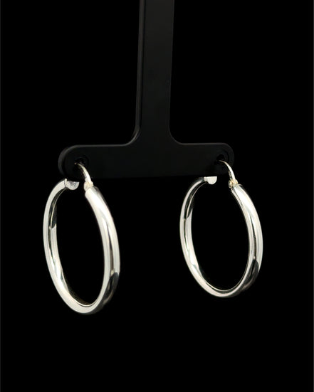 Argollas lisas Plata 925