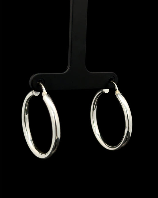 Argollas lisas Plata 925