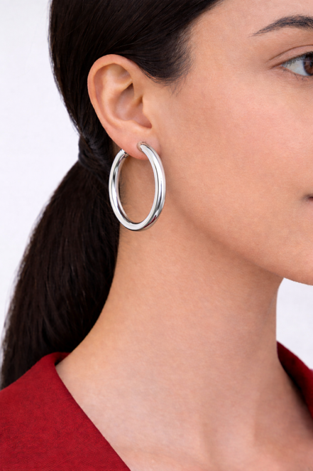 Argollas lisas Plata 925