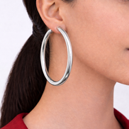 Argollas Lisas Plata 925