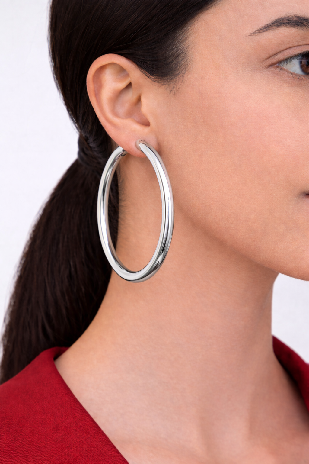 Argollas Lisas Plata 925