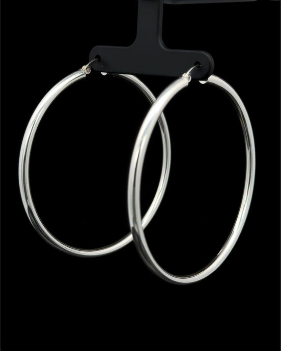 Argollas Lisas Plata 925