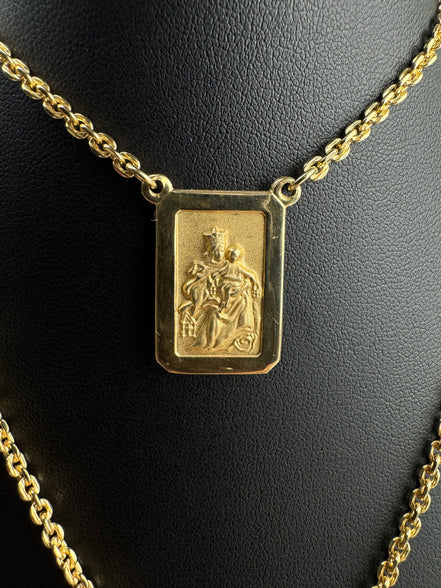 Cadena Escapulario Virgen del Carmen