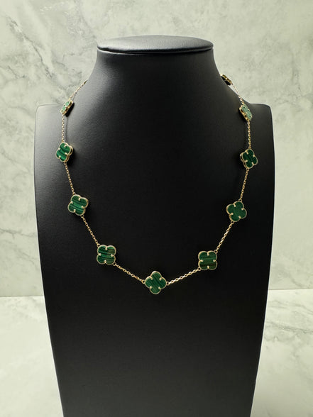 Cadena Green Clovers 50cm