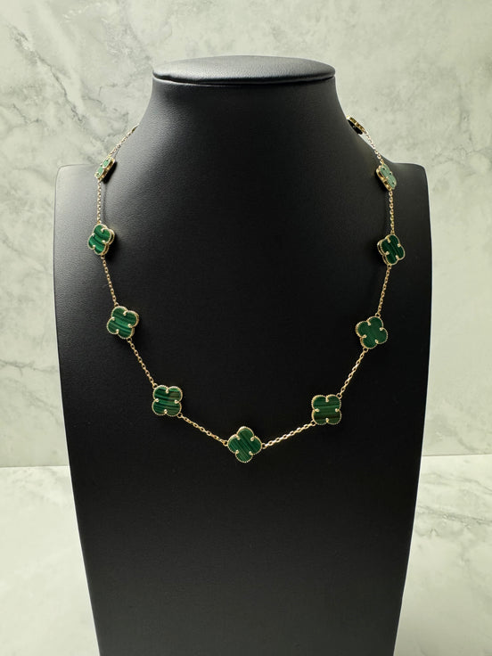 Cadena Green Clovers 50cm