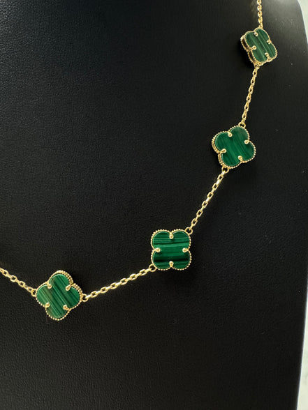 Cadena Green Clovers 50cm
